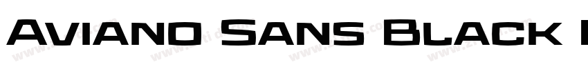 Aviano Sans Black Re字体转换